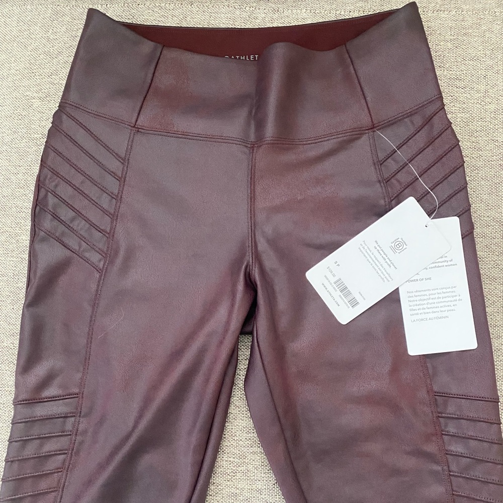 Athleta Delancey Gleam Moto Tight